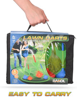 Lawn Darts Game – Glow in The Dark, Outdoor Backyard Toy for Kids & Adults | Fun for The Entire Family | Work On Your Aim & Accuracy While Having A Blast