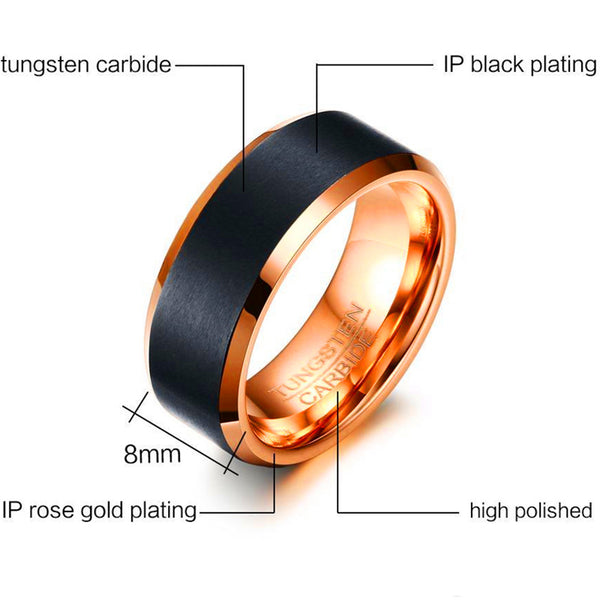 Mens Tungsten Carbide Ring