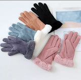 Women's Touchscreen Furry Winter Gloves
