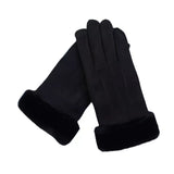 Women's Touchscreen Furry Winter Gloves