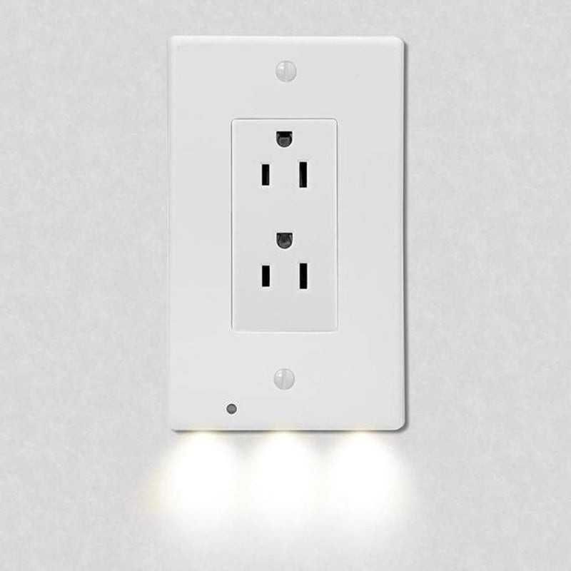 5-Pack Outlet Cover with Built-In LED Night Light - 2 Styles - MITOPDEAL