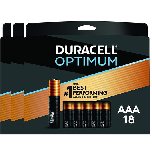 3 Pack: 54 Duracell Optimum AAA Batteries