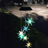 LED Color-Changing Solar Power Ball Wind Chime - MITOPDEAL