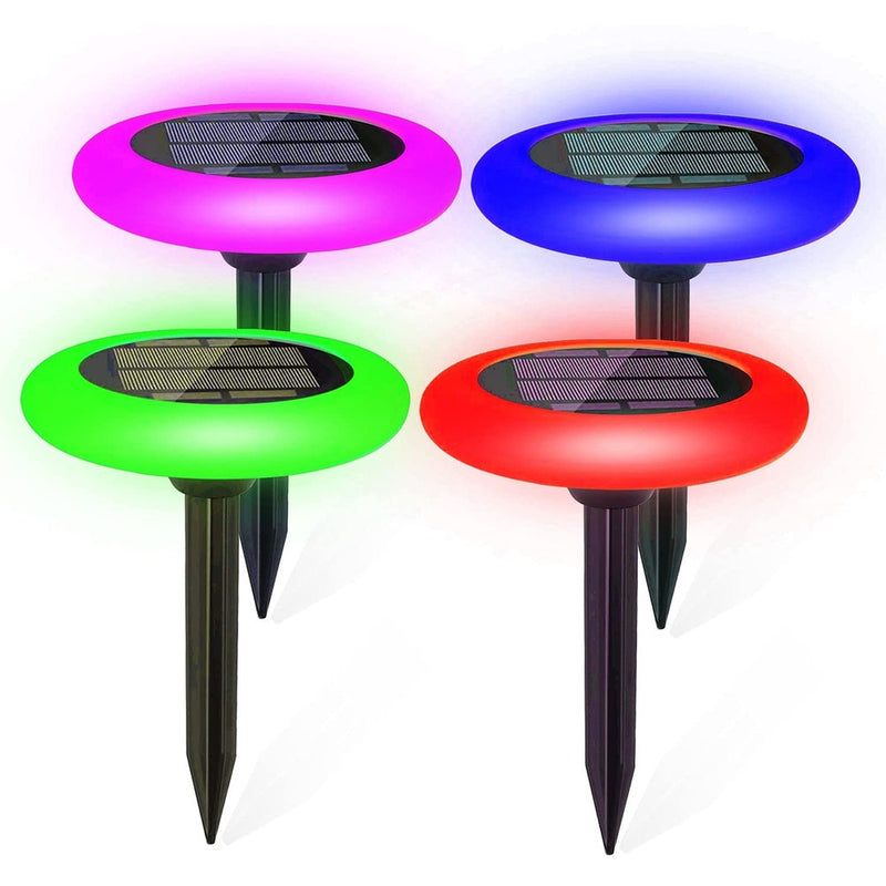 4 Pack: Colorful Solar Lights Outdoor - MITOPDEAL