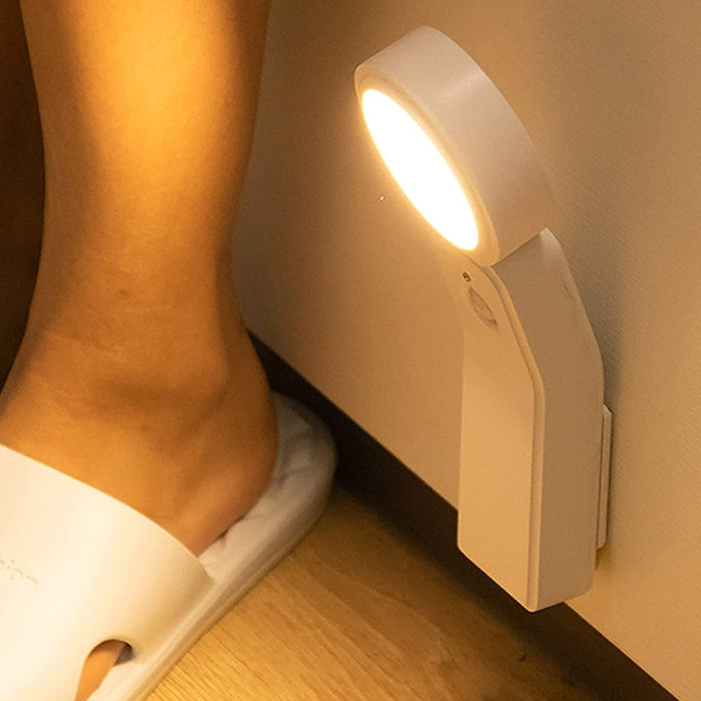 2-Pack Motion Sensor Night Light, 2000mAh Rechargeable Battery Operated Light - MITOPDEAL