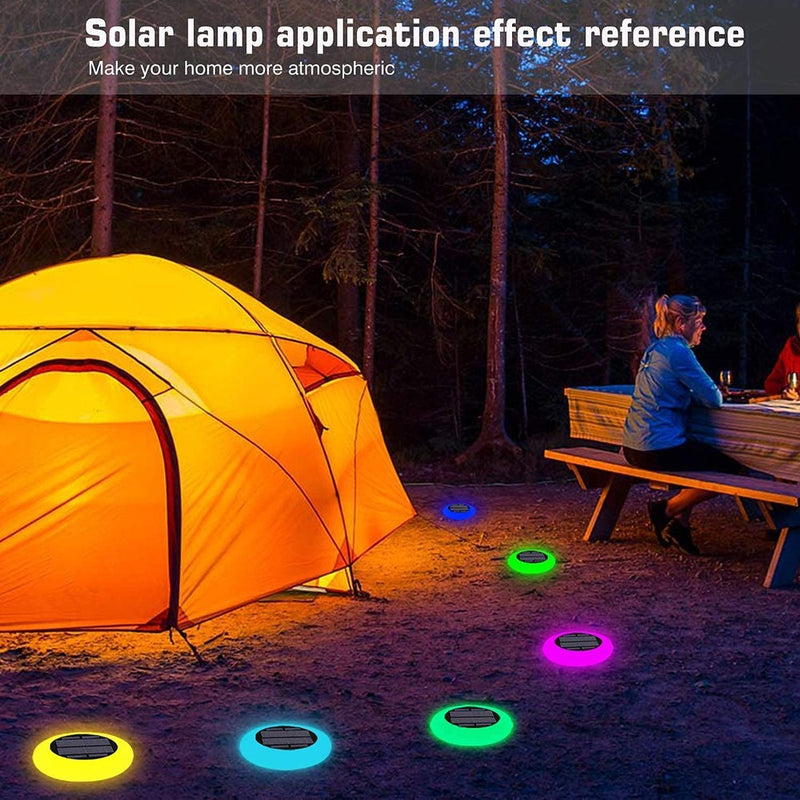 4 Pack: Colorful Solar Lights Outdoor - MITOPDEAL