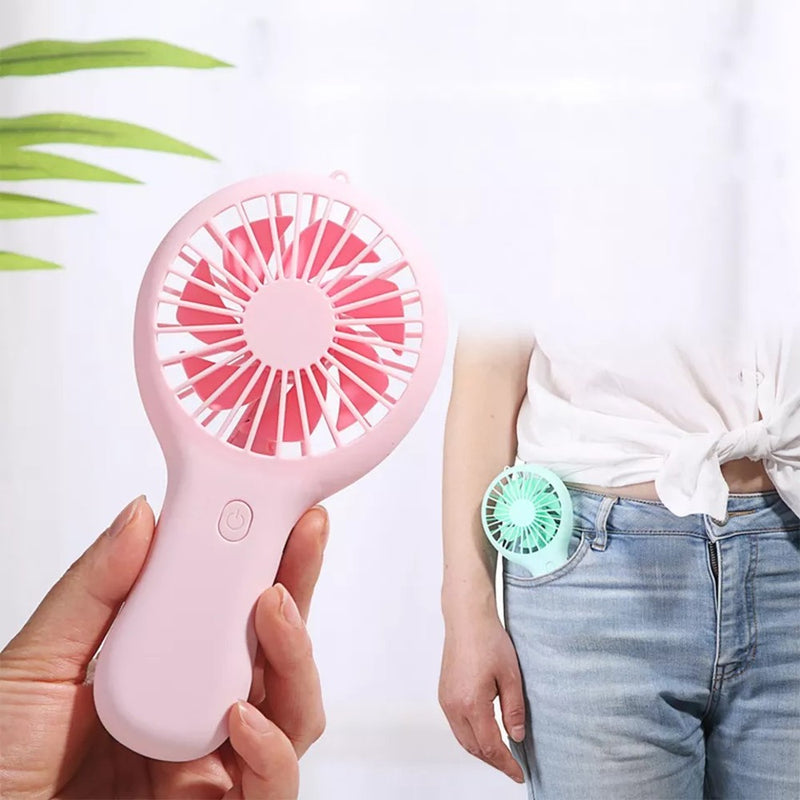 Handheld Fan Battery Operated USB Rechargeable