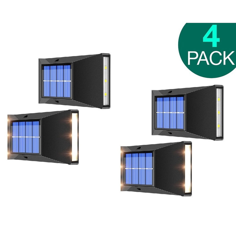 4 Pack: Solar Luminous Waterproof IP65 Outdoor Lights