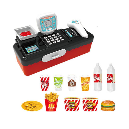 Cash Register for Kids with Play Food - MITOPDEAL