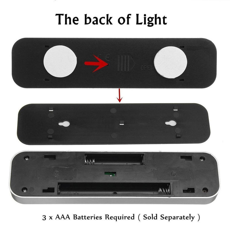 3-Pack 5-LED One Touch Stick-on Anywhere Touch Tap Night Light - MITOPDEAL