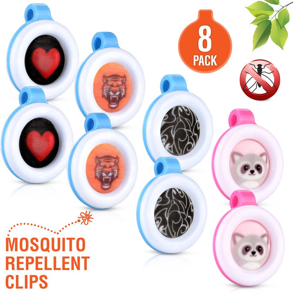 8 Pack-Clip On Mosquito, Bug & Insect Repellent - MITOPDEAL