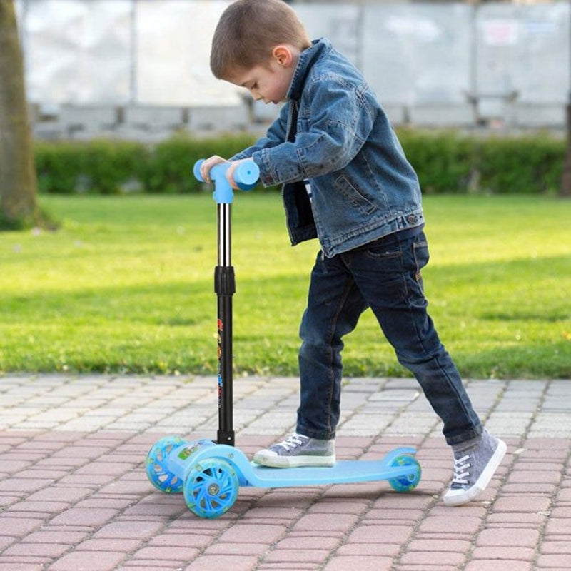 Kids T- Bar Scooter With Flashing Wheels