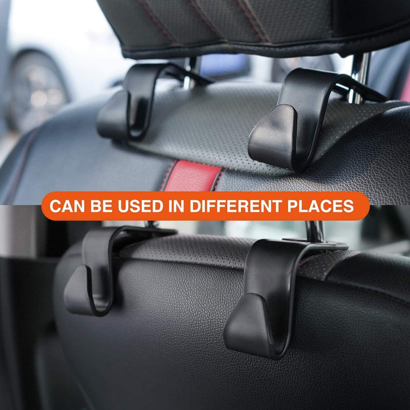 4-Piece Car Back Seat Headrest Hook Set