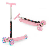 Kids T- Bar Scooter With Flashing Wheels