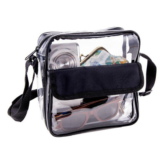 Stadium Approved Clear Crossbody Messenger Bag