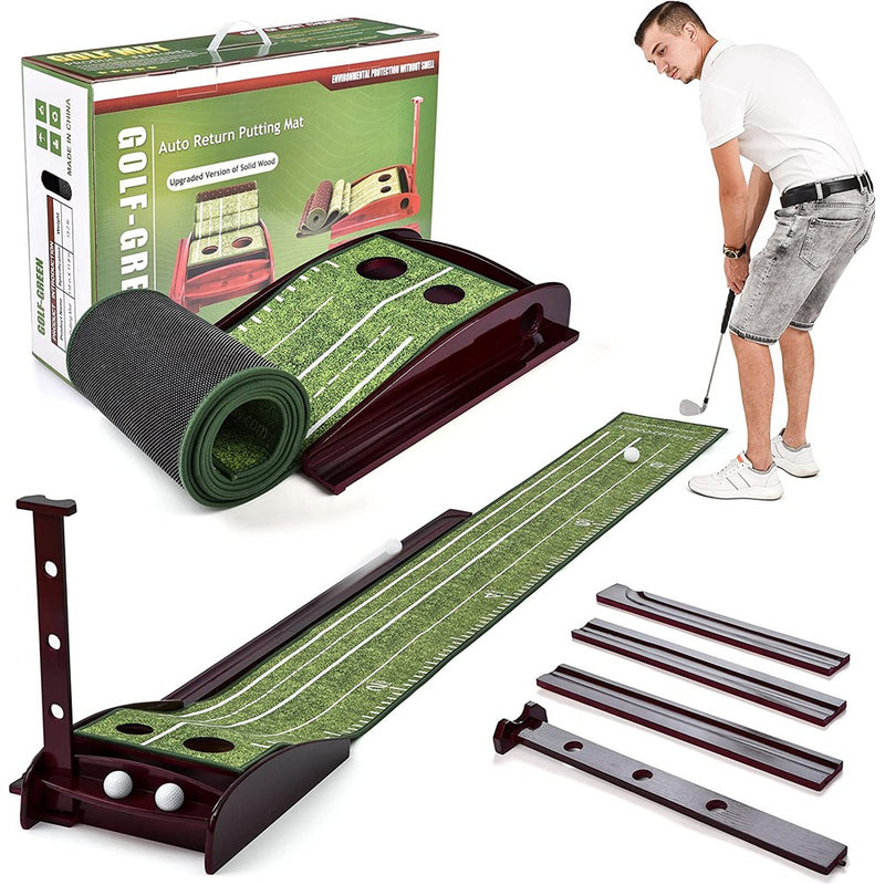Britenway Golf Putting Green Mat for Indoor & Outdoor Practice Use