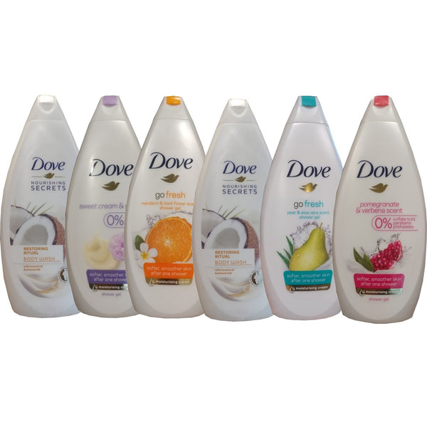 6-Pack Dove Body Wash Shower Gel