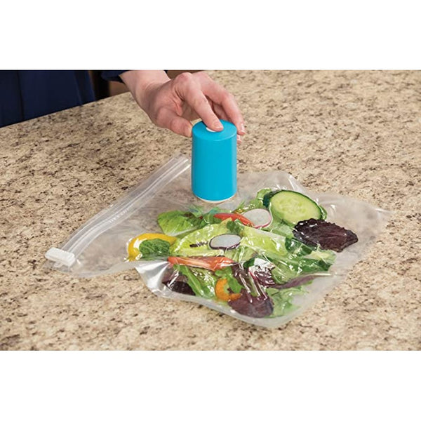 Always Fresh Vacuum Food Sealer + 6 Reusable Bags